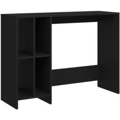 DOC&ET² Bureau D'ordinateur Portable Noir 102.5x35x75 Cm Aggloméré - Noir