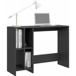 DOC&ET² Bureau D'ordinateur Portable Gris 102.5x35x75 Cm Aggloméré - Gris -France Bureau Soldes 2022 67324356 3