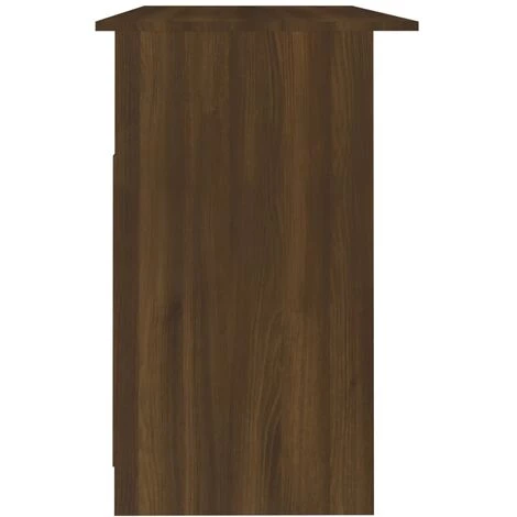 DOC&ET² Bureau Avec Tiroirs Chêne Marron 110x50x76 Cm Bois D'ingénierie - Brun 7 DOC&ET² Bureau Avec Tiroirs Chêne Marron 110x50x76 Cm Bois D'ingénierie - Brun – Image 5