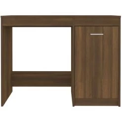DOC&ET² Bureau Chêne Marron 100x50x76 Cm Bois D'ingénierie - Brun -France Bureau Soldes 2022 67324445 4