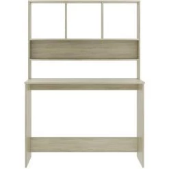 MAISONCHIC Bureau Table De Bureau / Bureau D'ordinateur Avec étagères Chêne Sonoma 110 X 45 X 157 Cm Aggloméré 10 MAISONCHIC Bureau Table De Bureau / Bureau D'ordinateur Avec étagères Chêne Sonoma 110 X 45 X 157 Cm Aggloméré -France Bureau Soldes 2022 67652451 4