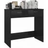 MAISONCHIC Bureau Table De Bureau / Bureau D'ordinateur Noir Brillant 80x40x75 Cm Aggloméré -France Bureau Soldes 2022 67652457 1