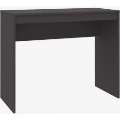 VIDAXL Bureau Gris 90 X 40 X 72 Cm Aggloméré - Gris