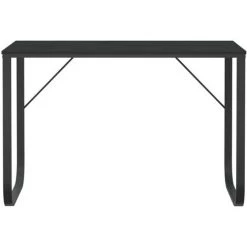 VIDAXL Bureau D'ordinateur Noir 110x60x73 Cm Aggloméré - Noir 9 VIDAXL Bureau D'ordinateur Noir 110x60x73 Cm Aggloméré - Noir -France Bureau Soldes 2022 67702397 3