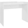 VIDAXL Bureau Blanc Brillant 90 X 40 X 72 Cm Aggloméré - Blanc -France Bureau Soldes 2022 67702463 1