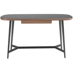 LES TENDANCES Bureau Plateau En Verre Noir Et Pieds En Acier Nany 10 LES TENDANCES Bureau Plateau En Verre Noir Et Pieds En Acier Nany -France Bureau Soldes 2022 67860692 4