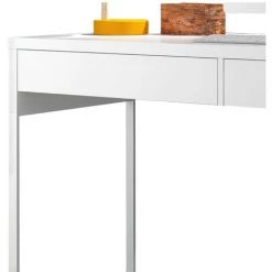 LÚZETE - TABLE D'ÉCRITURE RÉVERSIBLE CARDIFF - Blanc -France Bureau Soldes 2022 67871327 4