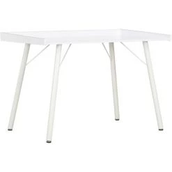 LangRay Meubles Bureau Blanc 90x50x79 Cm