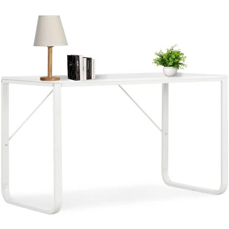 LangRay Meubles Bureau D'ordinateur Blanc 120x60x73 Cm 3 LangRay Meubles Bureau D'ordinateur Blanc 120x60x73 Cm