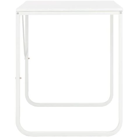 LangRay Meubles Bureau D'ordinateur Blanc 120x60x73 Cm 7 LangRay Meubles Bureau D'ordinateur Blanc 120x60x73 Cm – Image 5