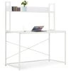LangRay Meubles Bureau D'ordinateur Blanc 120 X 60 X 138 Cm 2 LangRay Meubles Bureau D'ordinateur Blanc 120 X 60 X 138 Cm -France Bureau Soldes 2022 68150453 1