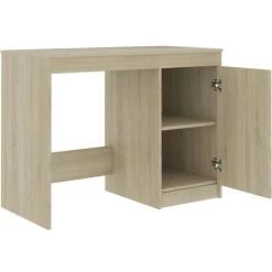 LangRay Meubles Bureau Chêne Sonoma 100x50x76 Cm Aggloméré 10 LangRay Meubles Bureau Chêne Sonoma 100x50x76 Cm Aggloméré -France Bureau Soldes 2022 68151400 4