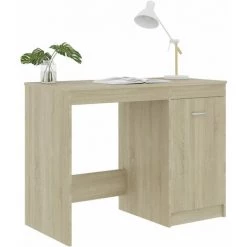 LangRay Meubles Bureau Chêne Sonoma 100x50x76 Cm Aggloméré 11 LangRay Meubles Bureau Chêne Sonoma 100x50x76 Cm Aggloméré -France Bureau Soldes 2022 68151400 5