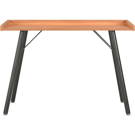 LangRay Meubles Bureau Marron 90x50x79 Cm 4 LangRay Meubles Bureau Marron 90x50x79 Cm – Image 2