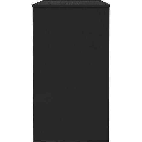 LangRay Meubles Bureau Noir 90 X 40 X 72 Cm Aggloméré 7 LangRay Meubles Bureau Noir 90 X 40 X 72 Cm Aggloméré – Image 5