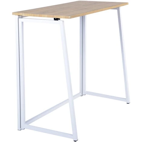 Hommoo Bureau Informatique Simple Blanc, Table D'ordinateur 4 Hommoo Bureau Informatique Simple Blanc, Table D'ordinateur – Image 2