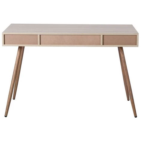 Hommoo Table De Bureau Informatique Secrétaire Table Plan De Travail Avec 2 Tiroirs 6 Hommoo Table De Bureau Informatique Secrétaire Table Plan De Travail Avec 2 Tiroirs – Image 4