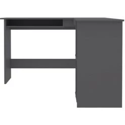 LangRay Meubles Bureau D'angle En Forme De L Gris 120x140x75 Cm Aggloméré -France Bureau Soldes 2022 68277749 4