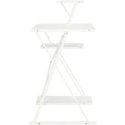 LangRay Meubles Bureau Avec étagère Blanc 116x50x93 Cm 9 LangRay Meubles Bureau Avec étagère Blanc 116x50x93 Cm -France Bureau Soldes 2022 68280442 3