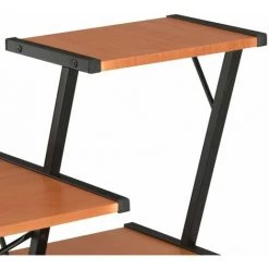 LangRay Meubles Bureau Avec étagère Noir Et Marron 116x50x93 Cm 11 LangRay Meubles Bureau Avec étagère Noir Et Marron 116x50x93 Cm -France Bureau Soldes 2022 68280467 5