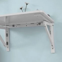 NOVA Tableau Mural Pliant En Bois Sobuy® 75 * 60cm Pas De Chaise Deux Supports Blancs -France Bureau Soldes 2022 68563651 5