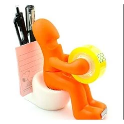 PERLE RARE Distributeur De Ruban Adhésif Et Station De Fournitures De Bureau - Accessoire De Bureau - Organisateur De Bureau Original Avec Trombones, Notes Autocollantes Et Un Stylo - Cadeau (Rose) -France Bureau Soldes 2022 68568497 2