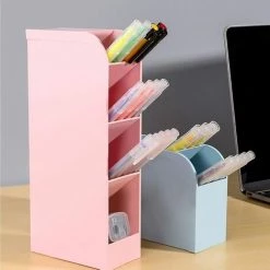 PERLE RARE Organisateur De Porte-stylos 4 Pièces, Porte-stylo Multifonctionnel, Boîte De Rangement Pour Porte-stylo, Porte-stylo De Bureau, Boîte De Porte-stylo De Papeterie, Multifonctionnel Pour Organisateur (4 Pcs-A) -France Bureau Soldes 2022 68568531 5
