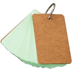 PERLE RARE Flashcards 8pcs 400pcs Flashcards Revision Cards Index Cards Kraft Paper Memo Scratch Pads Avec Metal Binder Ring Multicolore 8 Couleurs -France Bureau Soldes 2022 68568543 5