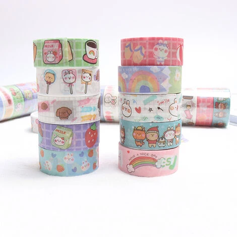 PERLE RARE 18 Rouleaux Washi Tape Set Basic Skinny Masking Rubans Décoratifs Pour Arts DIY Artisanat Bullet Journals Planificateurs Scrapbooking Emballage 15mm X 5 Rouleaux Mini Graphique 4 PERLE RARE 18 Rouleaux Washi Tape Set Basic Skinny Masking Rubans Décoratifs Pour Arts DIY Artisanat Bullet Journals Planificateurs Scrapbooking Emballage 15mm X 5 Rouleaux Mini Graphique – Image 2