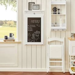 Table Pliable Murale Bureau Avec Mémo Board - Blanc FWT20-W SoBuy® -France Bureau Soldes 2022 8233953 5