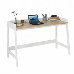 Bureau Informatique Pour Ordinateur Conception Simple Plan De Travail FWT41-WN SoBuy®