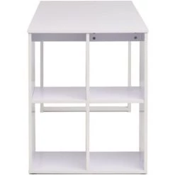 Table D'écriture 120 X 60 X 75 Cm Blanc VidaXL -France Bureau Soldes 2022 8997932 4