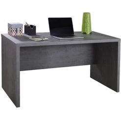 OFFICE24 Petit Bureau En Bois Couleur Gris Effet Ciment Design Pratico 9 OFFICE24 Petit Bureau En Bois Couleur Gris Effet Ciment Design Pratico -France Bureau Soldes 2022 9306923 3